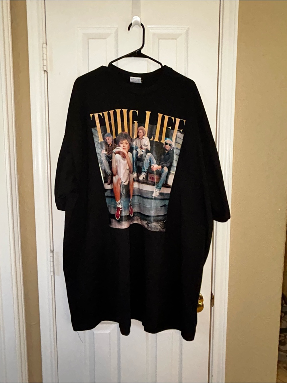 NWOT Men’s Size 5XLGolden Girls Thug Life Shirt Retro 80s TV Sitcom Tee